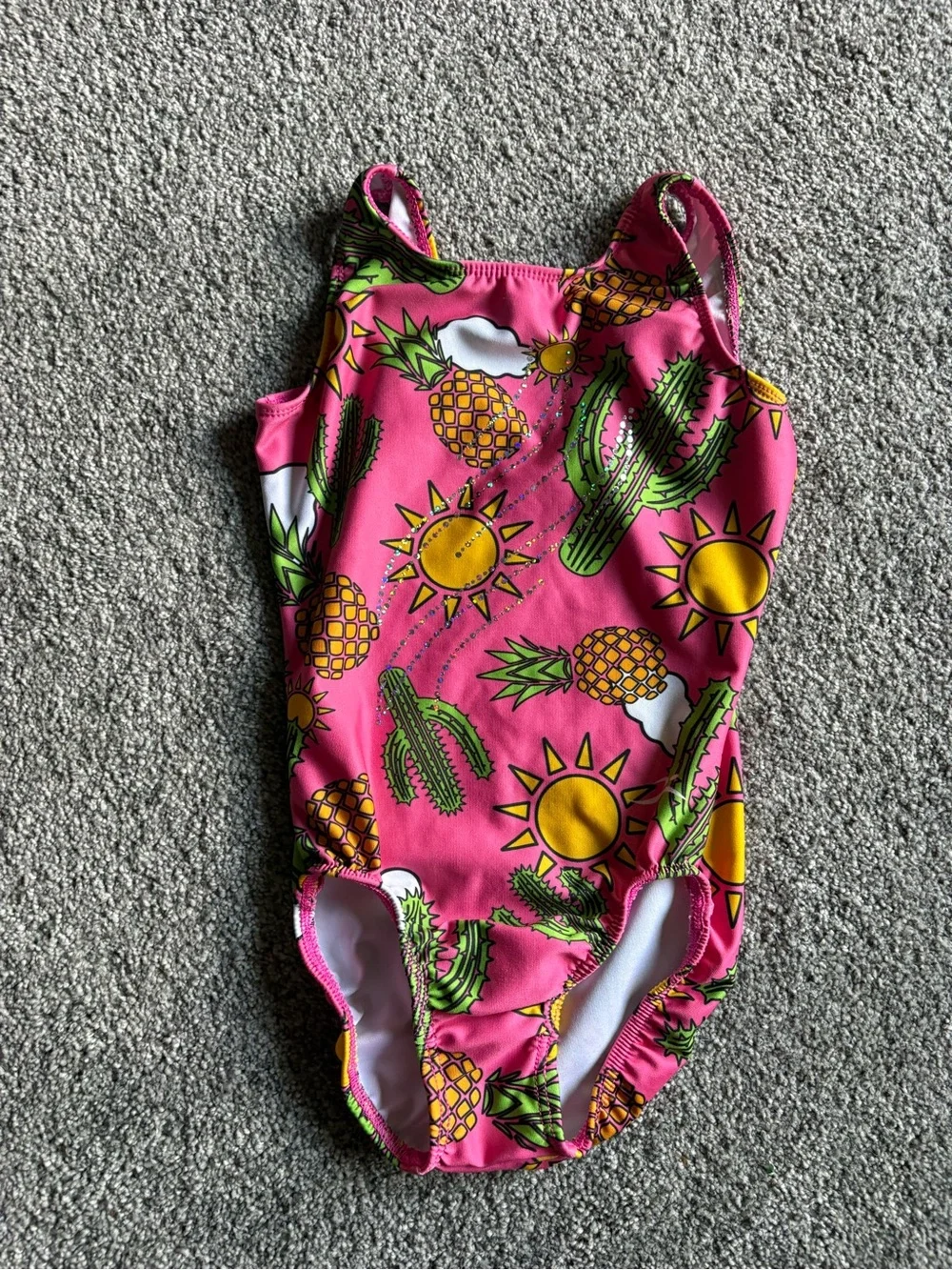 Kids Pink Pineapple & Cactus dance Leo